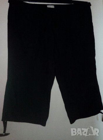 Trend one - XL- Нов  черен памучен 3/4 панталон/ бермуди за едра дама