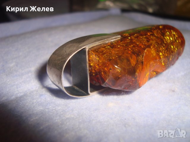 НАД 27000 ОБЯВИ - За ВСЕКИ по НЕЩО! ОГРОМЕН 100% НАТУРАЛЕН БАЛТИЙСКИ КЕХЛИБАР в СРЕБЪРЕН ОБКОВ 27199, снимка 11 - Колиета, медальони, синджири - 36827949
