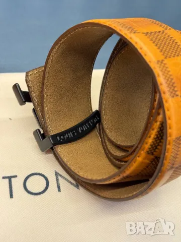 колани от естествена кожа в кутия louis vuitton 4см, снимка 3 - Колани - 50416727