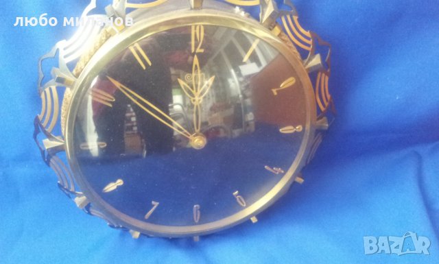 Стенен часовник ГДР DDR FM SONNEBERG vev feinmechanik работещ, снимка 2 - Антикварни и старинни предмети - 35083815