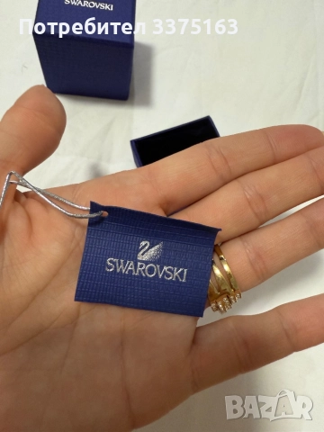 Пръстен Swarovski, снимка 6 - Пръстени - 51824421