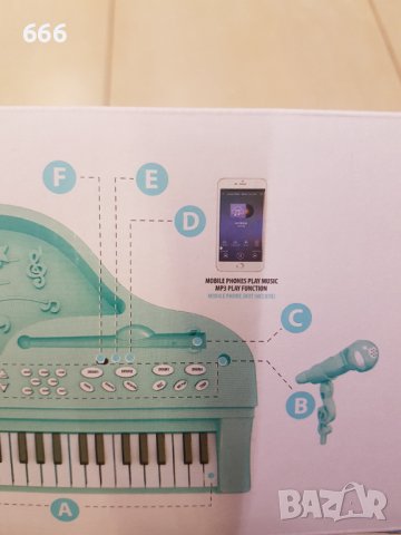 Пиано с микрофон, снимка 3 - Музикални играчки - 43375038