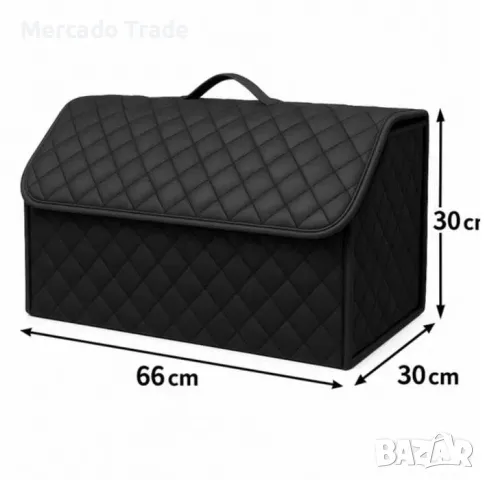 LUX кожен органайзер Mercado Trade, Сгъваем, Черен, Различни размери, снимка 5 - Аксесоари и консумативи - 50056589