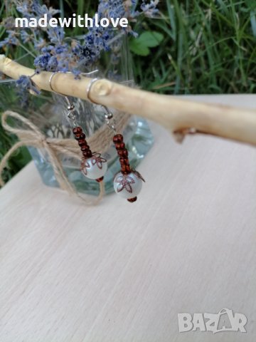 Ръчно изработени обеци, снимка 2 - Обеци - 43242442