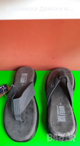Английски мъжки чехли с мемори пяна стелка, снимка 5 - Джапанки - 28567116