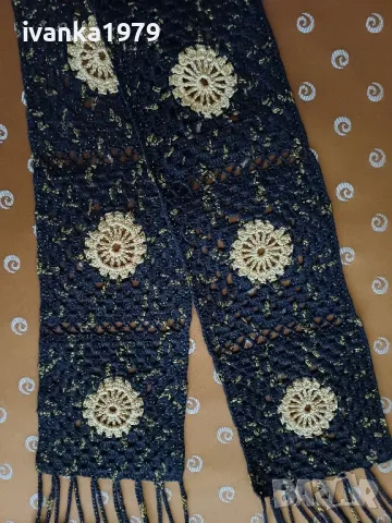 Нов плетен шал , снимка 3 - Шалове - 48527290