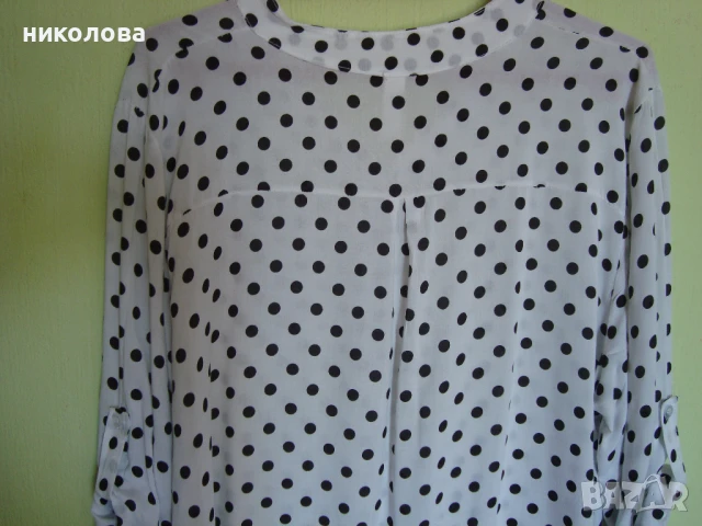 Дамска риза на точки, снимка 3 - Ризи - 51373561
