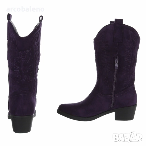 Дамски уестърн и байкерски ботуши, 3цвята , снимка 16 - Дамски ботуши - 52485875