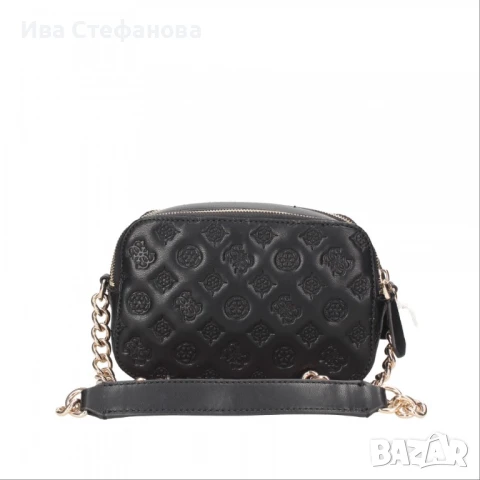 Уникална оригинална моркова черна чанта Guess, снимка 5 - Чанти - 47319974