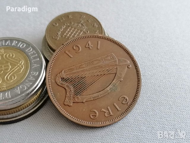 Монета - ЕЙРЕ - 1 пени | 1941г., снимка 2 - Нумизматика и бонистика - 40139191