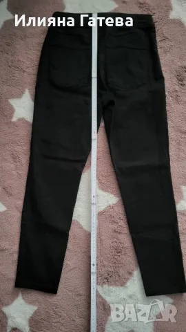 Черни дънки French connection р-р М, обувани веднъж, снимка 5 - Дънки - 48704520