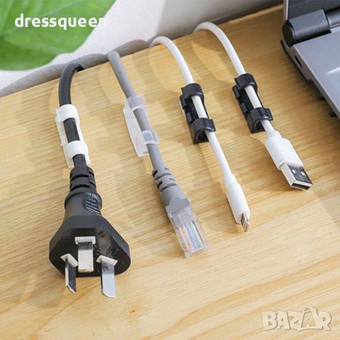 3147 САМОЗАЛЕПВАЩ СЕ ДЪРЖАЧ ЗА КАБЕЛИ, снимка 9 - Други стоки за дома - 44129765