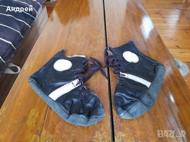 Стари кожени обувки #2, снимка 1 - Антикварни и старинни предмети - 39543679