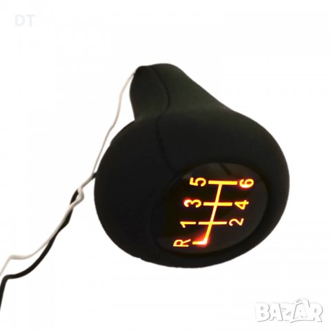 Светеща ЛЕД Кожена топка за скоростен лост БМВ BMW E30 E36 E46 E39 E38 E32 E34 6 скорости, снимка 2 - Аксесоари и консумативи - 34775566