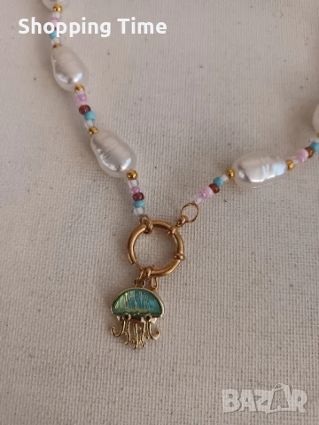 НОВО колие ръчна изработка, Спиди/лично предаване , снимка 2 - Колиета, медальони, синджири - 51385241