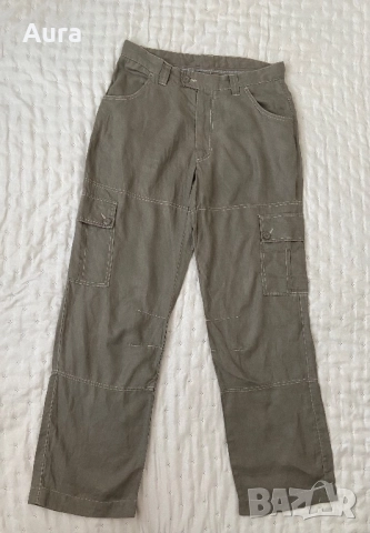 Linen Brown cargo pants