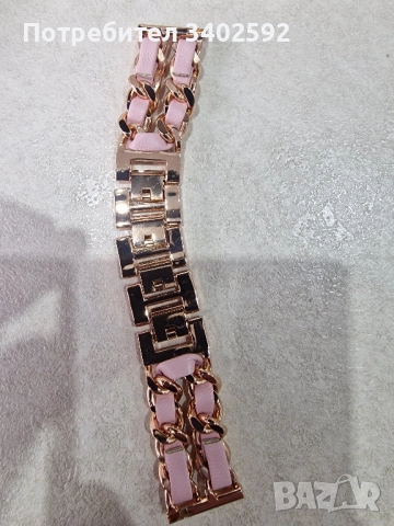 20мм красива каишка за часовник с мотиви златно и кожа