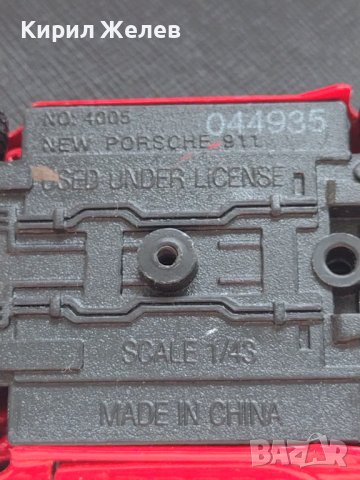 Метална количка NEW PORSCHE 911 MADE IN CHINA за КОЛЕКЦИОНЕРИ 41797, снимка 7 - Колекции - 43292747