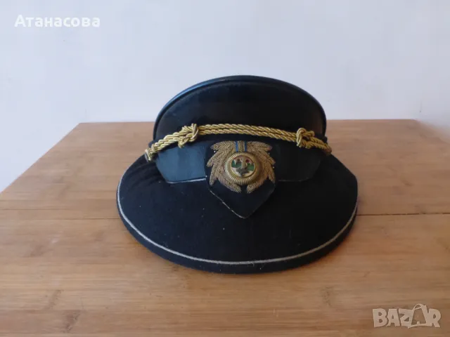 Стара офицерска военноморска фуражка , снимка 6 - Антикварни и старинни предмети - 48647466