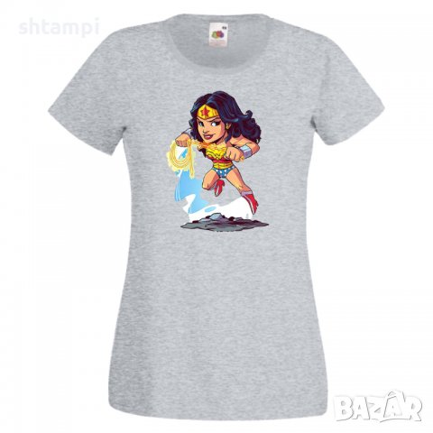 Дамска тениска DC Wonder Star Wars Игра,Изненада,Подарък,Геймър, , снимка 6 - Тениски - 36788645