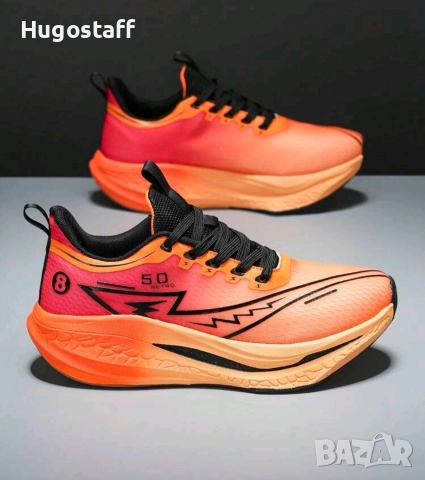 Нови Ултралеки професионални маратонки с дебела подметка спортни ежедневни обувки 45/46, снимка 2 - Маратонки - 52754628