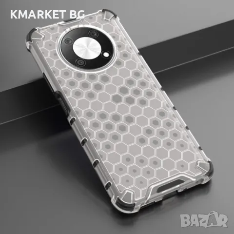 Huawei nova Y90 4G Силиконов Калъф Honeycomb TPU и Протектор, снимка 2 - Калъфи, кейсове - 49432438