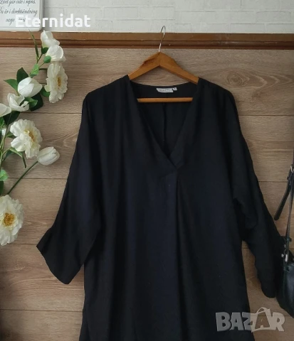 Черна лятна туника , снимка 4 - Туники - 51197159
