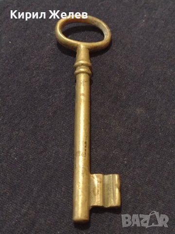 Стар рядък бронзов ключ за КОЛЕКЦИЯ ДЕКОРАЦИЯ 27123, снимка 1 - Други ценни предмети - 43279512