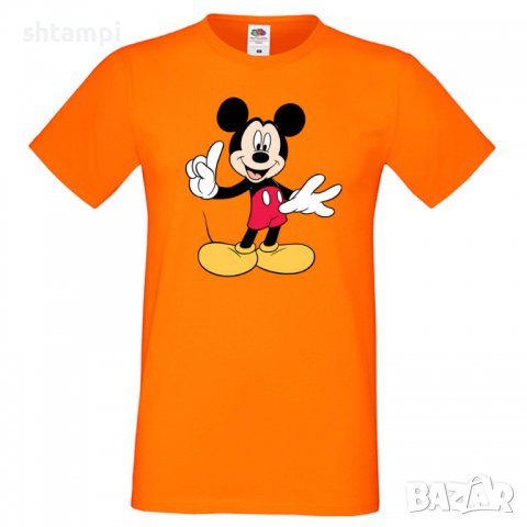Мъжка тениска Mickey Mouse 9 Подарък,Изненада,Рожден ден, снимка 7 - Тениски - 36576534