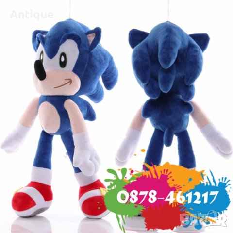 Плюшена играчка Sonic таралежът Соник кукла за феновете на поредицата, снимка 7 - Плюшени играчки - 43301003