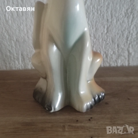 Порцеланова фигура,фигурка котка, снимка 5 - Статуетки - 53266121