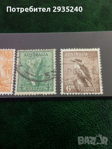 Марки Австралия стари, снимка 4 - Филателия - 37947378