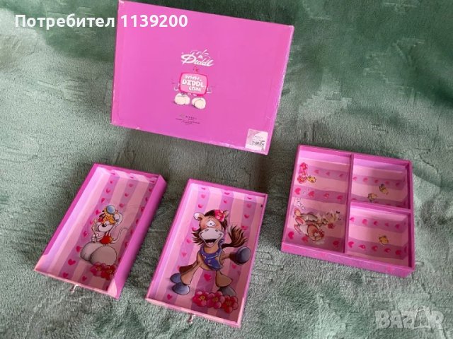 Diddl детска розова кутия за бижута, снимка 3 - Други - 48159835
