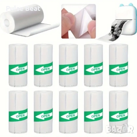 Мини Bluetooth принтер без мастило - печат на скици, снимки, текст и етикети, снимка 6 - Други стоки за дома - 52406878