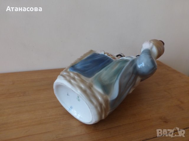 Рядка порцеланова фигура-бутилка Украйна 1990 г 3, снимка 8 - Антикварни и старинни предмети - 43690380