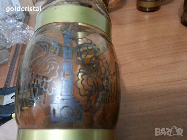 Стъклени халби за бира Полтава с дървени дръжки , снимка 8 - Антикварни и старинни предмети - 38505209