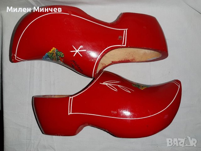 Холандски дървени обувки,  сабо - 2 чифта за 90 лева , снимка 4 - Антикварни и старинни предмети - 39808307