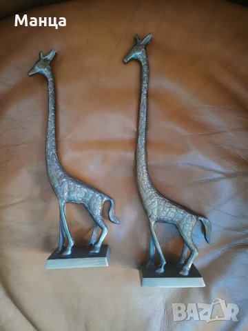 Бронзови Жерафи 2 броя, снимка 2 - Колекции - 34875681