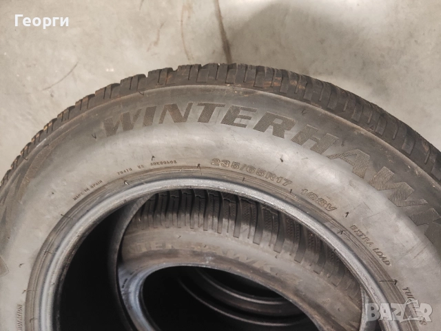 4бр.зимни гуми 235/65/17 Firestone, снимка 5 - Гуми и джанти - 52736013