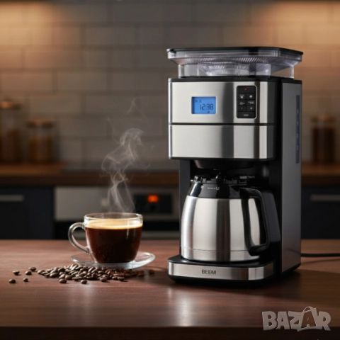 1бр./ Филтърна кафемашина с мелачка и термокана BEEM BASIC SELECTION FRESH-AROMA-PERFECT II, снимка 2 - Други - 52001820