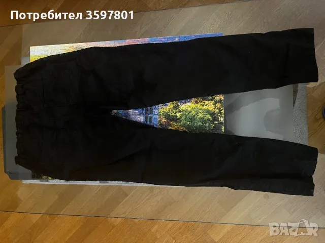 Памучен Панталон Уайкики/черен/, снимка 2 - Детски панталони и дънки - 48259385