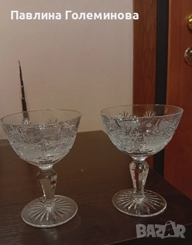 кристални чаши за вино, шампанско , снимка 4 - Сервизи - 45284002