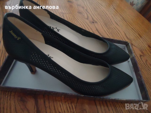 Дамски затворени обувки от кожа, летни , снимка 10 - Дамски обувки на ток - 40481334