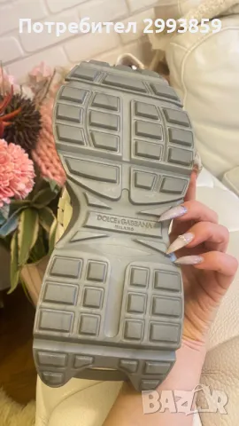сникърси Долче и Габана 37*D&G Colour Block Lace-Up Sneakers, снимка 12 - Маратонки - 44871955