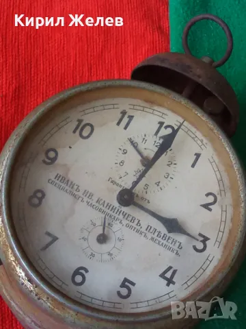 БУДИЛНИК JUNGHANS Гарантиран от ИВАН ИВ. КАНИНЧЕВ ПЛЕВЕН СПЕЦИАЛИСТ ЧАСОВНИКАР ОПТИК МЕХАНИК 43631, снимка 18 - Антикварни и старинни предмети - 44466527