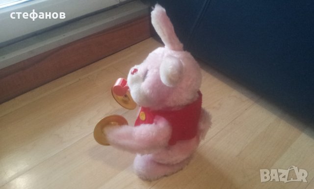 Уникално за колекция ретро зайче, Япония на батерии ALPS made in japan toys, 4 ФУНКЦИИ, снимка 5 - Колекции - 32594025