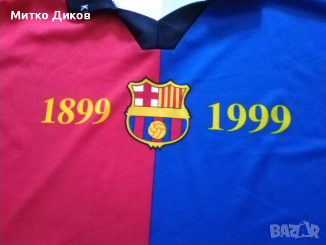 Барселона футболна тениска №9 Патрик Клуиверт размер Л, снимка 2 - Футбол - 50462958