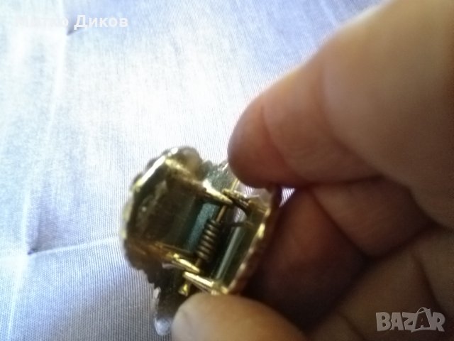 Винтидж гръцка емайл бронзова скоба за хартия двойна Атина Палада и Арго кораб фи 55мм, снимка 11 - Антикварни и старинни предмети - 35259479