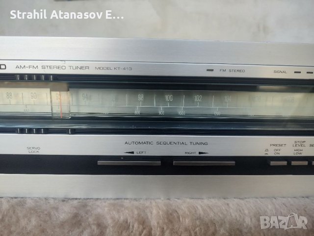 Kenwood KT-413 AM/FM Стерео Тунер , снимка 5 - Радиокасетофони, транзистори - 38644312