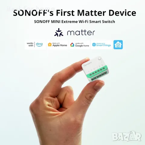  WiFi Интелигентен Превключвател SONOFF MINIR4M , снимка 2 - Друга електроника - 49846218